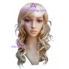 Women's 54cm Grayish Yellow Long Wavy Wig cosplay wig