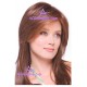 Women's 55cm Purple Long Straight Fashion Wig cosplay wig