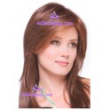 Women's 55cm Purple Long Straight Fashion Wig cosplay wig