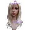 Women's 55cm White Curly Fashion Wig cosplay wig