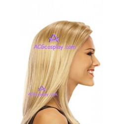 Women's 56cm Blond Long Straight Fashion Wig cosplay wig