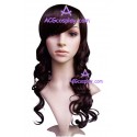Women's 58cm Brown Long Wavy Wig version2 cosplay wig