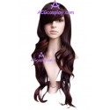 Women's 58cm Brownish Black Long Wavy Wig version1 cosplay wig