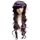 Women's 58cm Brownish Black Long Wavy Wig cosplay wig