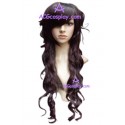 Women's 58cm Brownish Black Long Wavy Wig cosplay wig