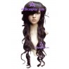 Women's 58cm Brownish Black Long Wavy Wig cosplay wig