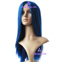 Women's 60cm Blue Long Straight Cosplay Wig