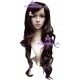 Women's 60cm Brownish Black Long Wavy Wig cosplay wig