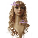 Women's 60cm Gold Medium Wave Wig cosplay wig