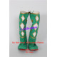 Power Rangers Green Ninjetti Ranger Cosplay Shoes boots none split toe