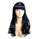 Women's 70cm Black Long Curly Fashion Wig version2 cosplay wig