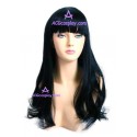 Women's 70cm Black Long Curly Fashion Wig version2 cosplay wig