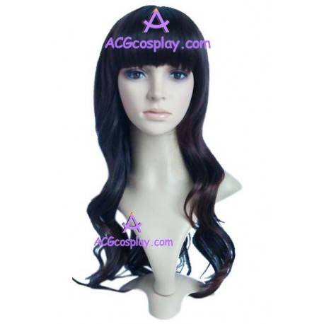 Women's 70cm Black Long Curly Fashion Wig version3 cosplay wig