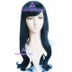 Women's 70cm Black Long Fashion Wig cosplay wig