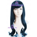 Women's 70cm Black Long Fashion Wig cosplay wig