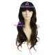 Women's 70cm Brown Long Curly Fashion Wig version2 cosplay wig