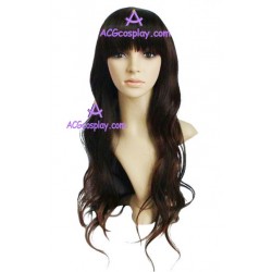Women's 70cm Brown Long Curly Fashion Wig version2 cosplay wig