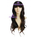 Women's 70cm Brown Long Curly Fashion Wig version2 cosplay wig