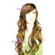 Women's 70cm Brown Long Curly Fashion Wig version4 cosplay wig