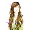 Women's 70cm Brown Long Curly Fashion Wig version4 cosplay wig