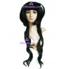 Women's 80cm Black Long Curly Fashion Wig cosplay wig