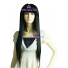 Women's 80cm Black Long Straight Fashion Wig version1 cosplay wig