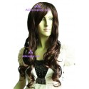 Women's 80cm Brown Long Curly Fashion Wig version2 cosplay wig
