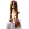Women's 80cm Brown Long Straight Cosplay Wig 
