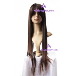 Women's 80cm Brown Long Straight Cosplay Wig