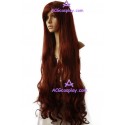 Women's 80cm Brownish Red Long Curly Cosplay Wig