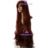 Women's 80cm Brownish Red Long Curly Cosplay Wig
