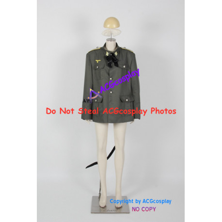 Strike Witches 501st Joint Fighter Wing Minna Dietlinde Wilcke Cosplay Costume