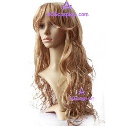 Women's 80cm Flaxen Long Curly Cosplay Wig