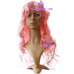 Women's 80cm Pink Long Curly Cosplay Wig