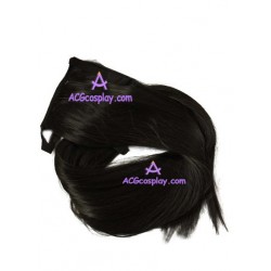 Women's 100cm Black Hair Extension Cosplay Wig