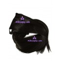 Women's 100cm Black Hair Extension Cosplay Wig