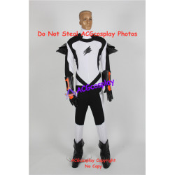 Power rangers jungle fury master swoop bat ranger cosplay costume include boots covers