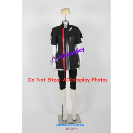 Guilty Crown Tsugumi Cosplay Costume include pvc prop headwear