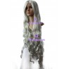 Women's 120cm Silver Gray Long Curly Cosplay Wig