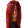 Women's 150cm Claret Long Straight Fashion Wig cosplay wig