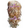 Women's Blond 45cm Long Curly Wig cosplay wig