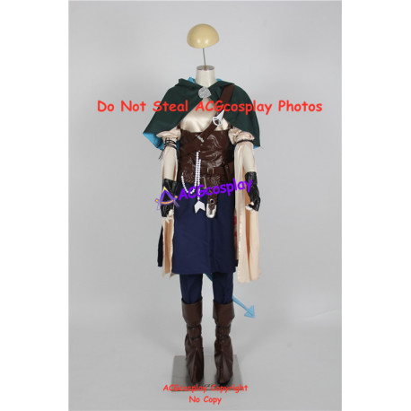 Critical Role Jester cosplay costume blue skin version include boots covers