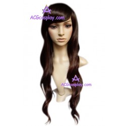 Women's Brown 98cm Long Wavy Wig cosplay wig