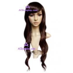 Women's Brown 98cm Long Wavy Wig version1 cosplay wig