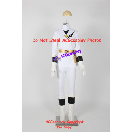 Power rangers Tsuruhime ninja white ranger Kaku ranger female ranger cosplay costume