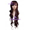 Women's Brownish Black 65cm Long Curly Wig cosplay wig