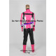 Tokumei Sentai Go Buster Sakurada Hiromu Pink Buster Cosplay Costume faux leather made