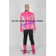 Tokumei Sentai Go Buster Sakurada Hiromu Pink Buster Cosplay Costume faux leather made