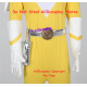 Power rangers mighty morphing Japanese sun vulcan ragner pre zyu ranger yellow ranger cosplay costume