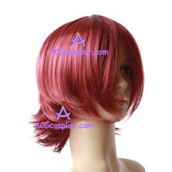 Women's Burgundy Short Wig cosplay wig